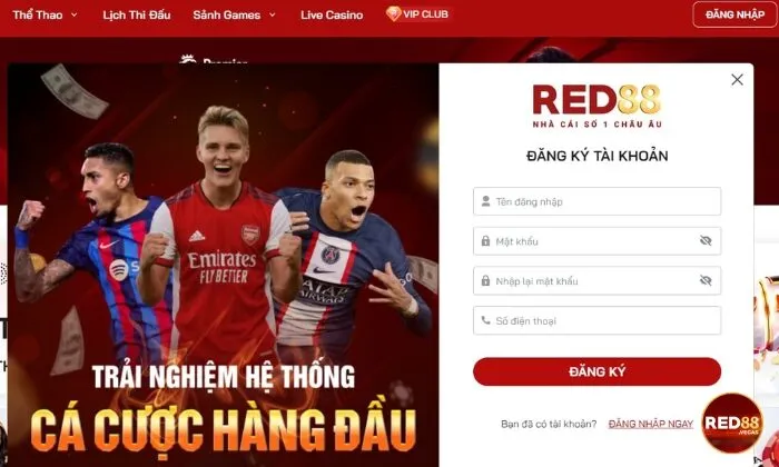 Tạo tài khoản lô đề tại Red88